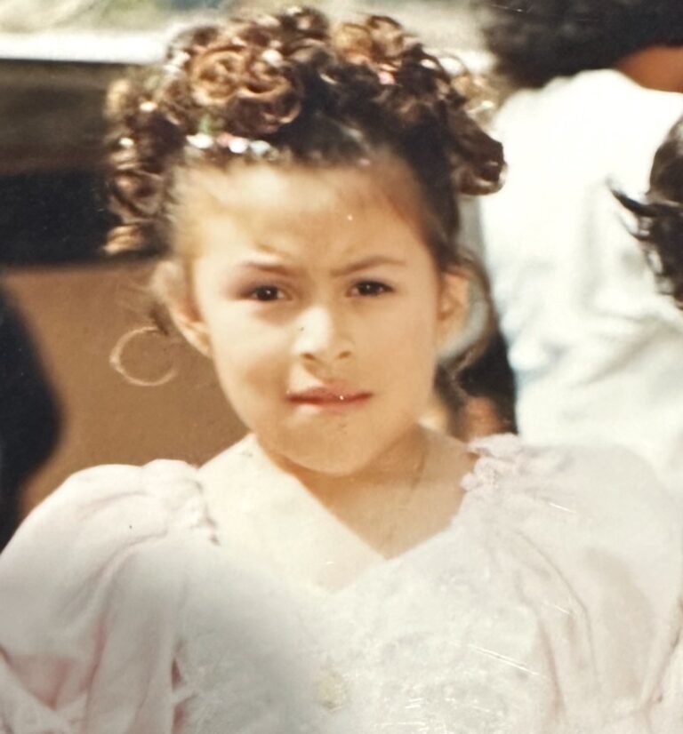 Ms. Nayeli as a child