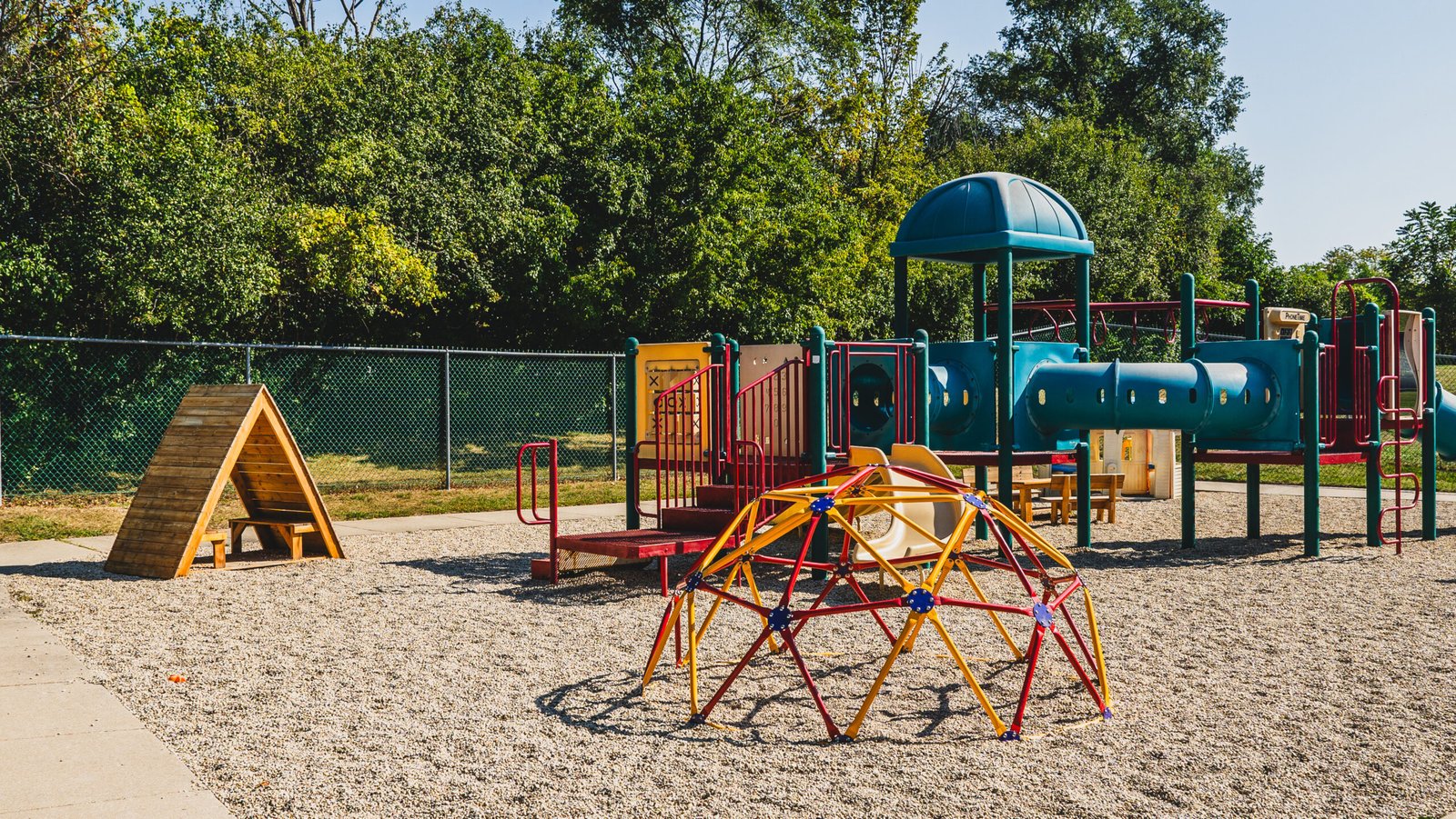 Outdoor play area serving Wauconda families