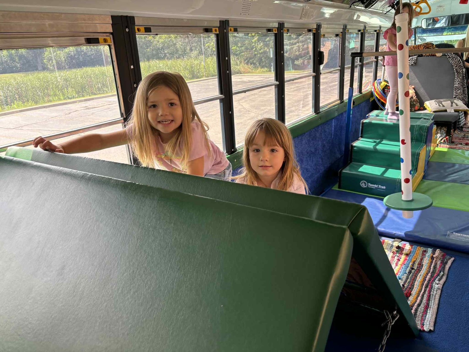 Kiddy Garden Enrichment Program Jungle Bus movement and tumbling activities for kids